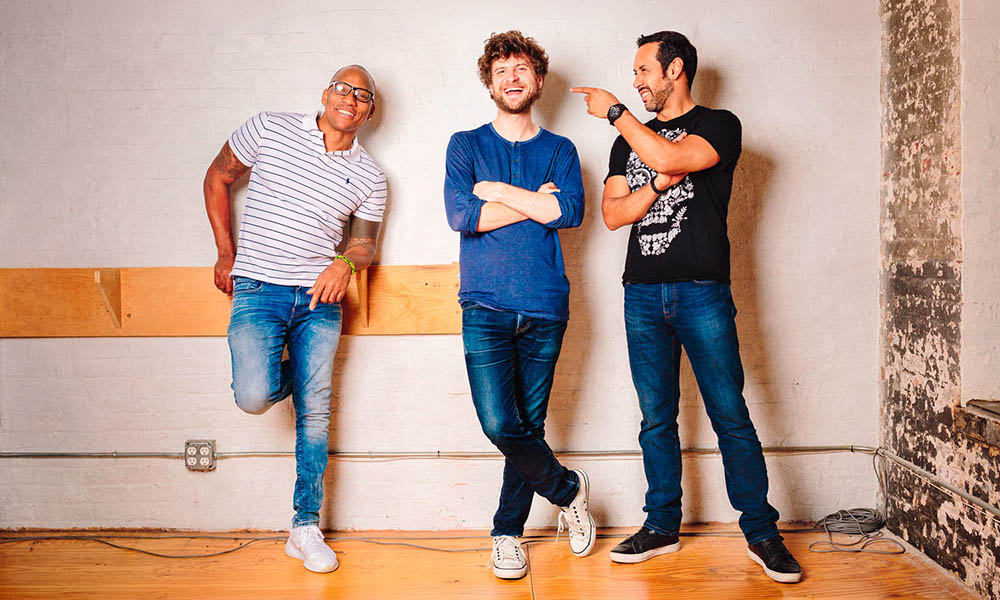 Pedrito Martínez, Antonio Sánchez, Michael League - Photo credit: François Bisi